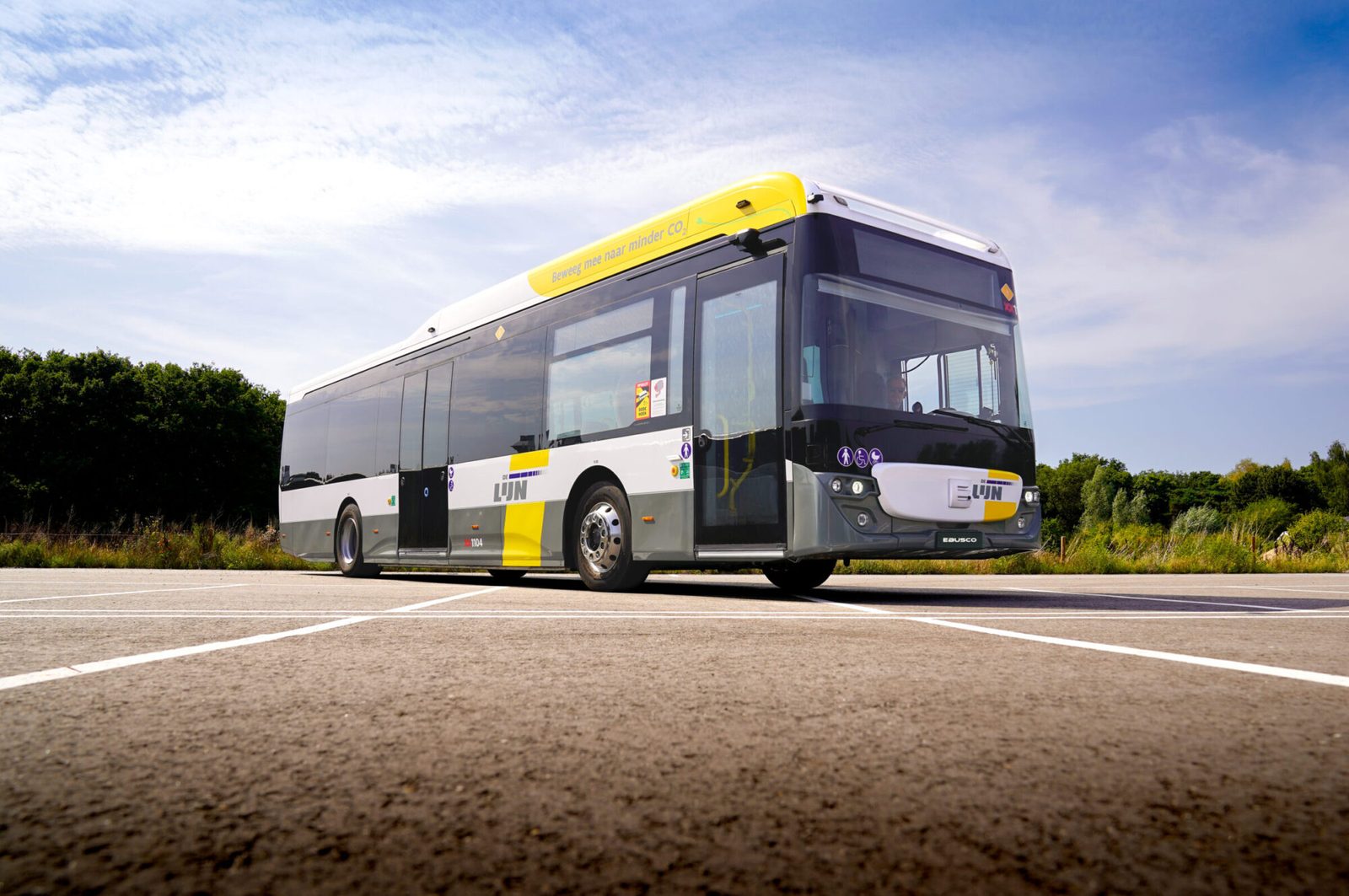 Ebusco 3.0 12 m in De Lijn livery for Multiobus, Tienen
